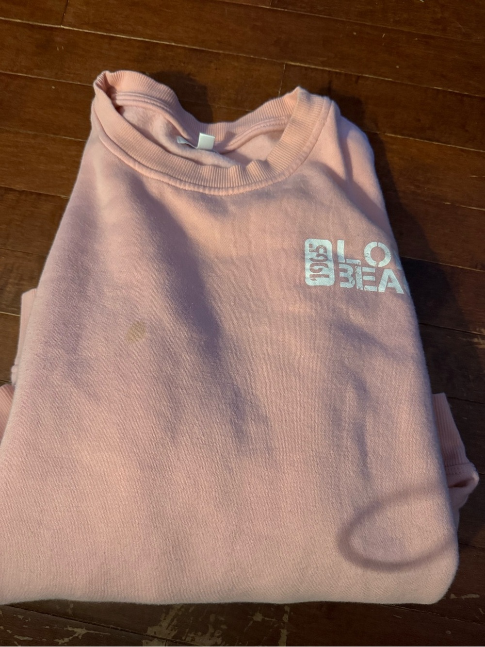Womens Pink Crewneck Sweatshirt -